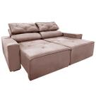 Sofá 2 Lugares Retrátil Reclinável 1,50m Capuccino Confortável e Elegante