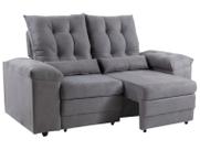 Sofá 2 Lugares Retrátil Reclinável Suede Phormatta Colômbia SMP