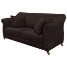 Sofa 2 Lugares Retro Polo 160cm Com Almofada Suede 1102 Ezz