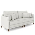 Sofá 2 Lugares Sala de Estar Living 172cm Asbury K01 Bouclê Creme - Lyam Decor