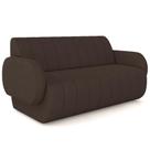 Sofá 2 Lugares Sala Living Orgânico 148cm Fávara K01 Veludo Marrom - Lyam Decor Sofá 2 Lugares Sala Living Orgânico 148cm Fávara K01 Veludo Marrom - Lyam Decor