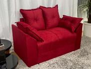 Sofá 2 Lugares Vermelho 608 Paris Sofá 2 Lugares Vermelho 608 Paris