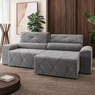 Sofá 200cm 4 Lugares Retratil e Reclinavel Houston
