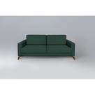 Sofá 230cm Pés Imbuia Henry Verde