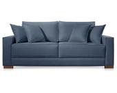 Sofá 2M Lisboa Linho Azul Conforto Premium