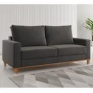 Sofá 3 Lugares 180cm Veludo Living Sofá 3 Lugares 180cm Veludo Living