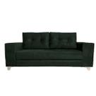 Sofá 3 Lugares 198cm Topázio Nabas Verde