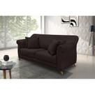 Sofá 3 Lugares 200cm Suede Arras