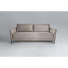 Sofa 3 Lugares 200Cm Veludo Pes Aco Nikos