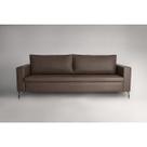 Sofa 3 Lugares 210Cm Pes Em Aco Carbono Veludo Adrian Sofa 3 Lugares 210Cm Pes Em Aco Carbono Veludo Adrian