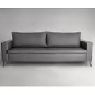 Sofa 3 Lugares 230Cm Linho Pes Em Aco Adrian Sofa 3 Lugares 230Cm Linho Pes Em Aco Adrian