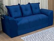 Sofá 3 Lugares Azul 810 Porto