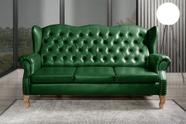 Sofá 3 Lugares Capitonê Vintage Imperador Chesterfield Sofá 3 Lugares Capitonê Vintage Imperador Chesterfield