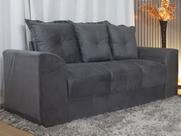 Sofá 3 Lugares Cinza 605 Porto