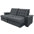 Sofá 3 Lugares Coliseu 2.00m Retrátil e Reclinável Super Pillow Sofá 3 Lugares Coliseu 2.00m Retrátil e Reclinável Super Pillow