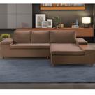 Sofá 3 Lugares com Chaise e Entrada USB Clássico