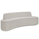 Sofá 3 Lugares Curvo Sala de Estar Living Cancún D02 Bouclê Creme 180 cm C-54 - Lyam Decor Sofá 3 Lugares Curvo Sala de Estar Living Cancún D02 Bouclê Creme 180 cm C-54 - Lyam Decor