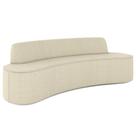 Sofá 3 Lugares Curvo Sala de Estar Living Cancún D02 Linho Champagne 180cm C-467 - Lyam Decor Sofá 3 Lugares Curvo Sala de Estar Living Cancún D02 Linho Champagne 180cm C-467 - Lyam Decor