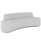 Sofá 3 Lugares Curvo Sala de Estar Living Cancún D02 Linho Cinza 180 cm D-315 - Lyam Decor Sofá 3 Lugares Curvo Sala de Estar Living Cancún D02 Linho Cinza 180 cm D-315 - Lyam Decor