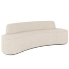 Sofá 3 Lugares Curvo Sala de Estar Living Cancún D02 Linho Cru 180 cm D-461 - Lyam Decor Sofá 3 Lugares Curvo Sala de Estar Living Cancún D02 Linho Cru 180 cm D-461 - Lyam Decor