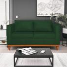 Sofá 3 Lugares Europa 180 cm Estilo Conforto e Elegância Suede Verde - Amarena Móveis Sofá 3 Lugares Europa 180 cm Estilo Conforto e Elegância Suede Verde - Amarena Móveis