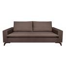 Sofá 3 Lugares Gregory Marrom 240 cm
