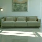 Sofá 3 Lugares King Size Revestimento em Sarja 252cm Nov005