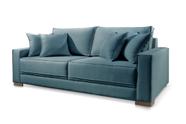 Sofá 3 Lugares Linho Azul Helô 2m