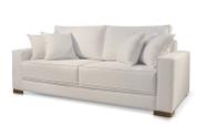 Sofá 3 Lugares Linho OffWhite Helô 2,2m