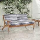Sofá 3 Lugares Lótus Stain Jatobá Acquablock Listrado Sofá 3 Lugares Lótus Stain Jatobá Acquablock Listrado