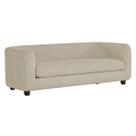 Sofá 3 Lugares Luxo Recepção Escritorio Sala Veneza 180cm Bouclé - Doce Sonho Móveis