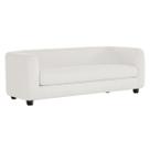 Sofá 3 Lugares Luxo Recepção Escritorio Sala Veneza 180cm Bouclé - Doce Sonho Móveis