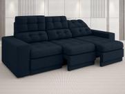 Sofá 3 Lugares Net Jobim Assento Retrátil e Reclinável Petroleo 2,05m (L) Sofá 3 Lugares Net Jobim Assento Retrátil e Reclinável Petroleo 2,05m (L)