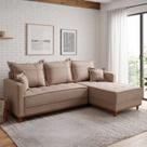 Sofá 3 Lugares Onix com Chaise Lado Direito 230cm em Linho Sofá 3 Lugares Onix com Chaise Lado Direito 230cm em Linho