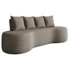 Sofa 3 Lugares Organico 210 cm Ibiza Linho Vazzano
