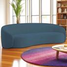 Sofá 3 Lugares Orgânico Luxo Recepção Sala de Estar e TV Amore 200cm Linho Azul Royal- MABE MAGAZINE Sofá 3 Lugares Orgânico Luxo Recepção Sala de Estar e TV Amore 200cm Linho Azul Royal- MABE MAGAZINE