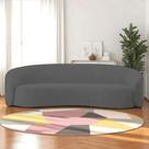 Sofá 3 Lugares Orgânico Luxo Recepção Sala de Estar e TV Amore 200cm Linho Cinza Escuro- MABE MAGAZINE Sofá 3 Lugares Orgânico Luxo Recepção Sala de Estar e TV Amore 200cm Linho Cinza Escuro- MABE MAGAZINE