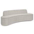 Sofá 3 Lugares para Sala de Estar Living 210cm Koane D06 Bouclê Creme - Mpozenato