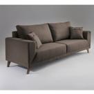 Sofa 3 Lugares Pes Em Imbuia Manchester