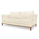 Sofá 3 Lugares Potenza Linho Pérola 190 cm