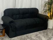 Sofá 3 Lugares Preto 601 Viena Sofá 3 Lugares Preto 601 Viena