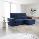 Sofá 3 Lugares Retrátil e Reclinável 207cm Viena
