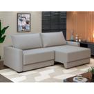 Sofá 3 Lugares Retrátil e Reclinável 270cm Palermo