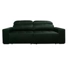 Sofá 3 Lugares Retrátil Reclinável Levi 250cm material sintético - Sallar Home