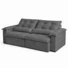 Sofá 3 lugares Retrátil Reclinável Molas Ensacadas D33 Soft Conforto Premium