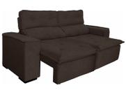 Sofá 3 Lugares Retrátil Reclinável Suede Califórnia JW Estofados Sofá 3 Lugares Retrátil Reclinável Suede Califórnia JW Estofados