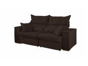 Sofá 3 Lugares Retrátil Reclinável Suede Parma JW Estofados