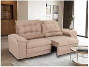 Sofá 3 Lugares Retrátil Reclinável Suede Phormatta Colômbia SMP