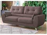 Sofá 3 Lugares Suede Amarilis Linoforte Sofá 3 Lugares Suede Amarilis Linoforte
