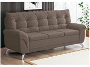 Sofá 3 Lugares Suede Atrium Linoforte
